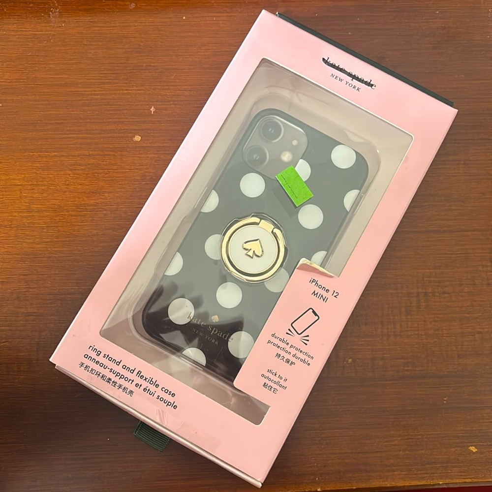 IPHONE 12 MINI KATE SPADE POP SOCKET CASE

brand new, unopened iPhone case